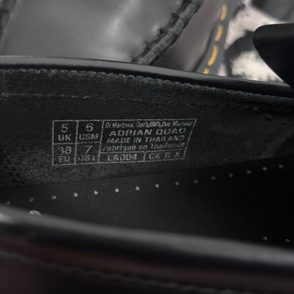 Dr. Martens Black Leather Tassel Loafers - Picture 6 of 7